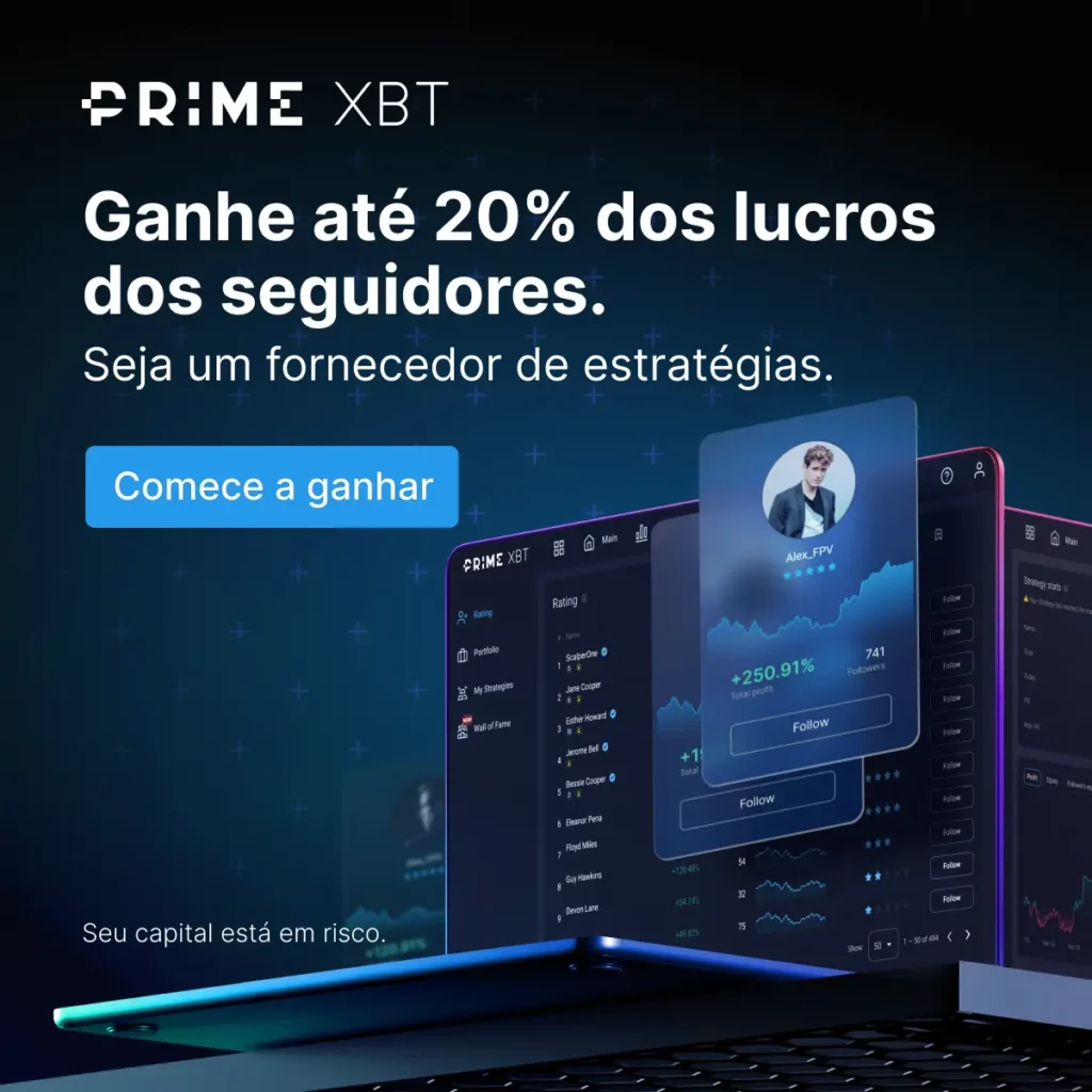 Promoção da PrimeXBT.