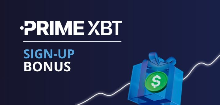 PrimeXBT sign-up bonus.